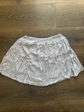 Light Purple Floral Tiered Women's Skirt - Altered State - Medium